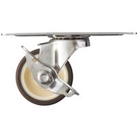 ハンマーキャスター ハンマー オールステンレスコーナー S型 自在SP付 ウレタンB車75mm 213S0S-UB75 1個（直送品）