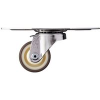 ハンマーキャスター ハンマー オールステンレスコーナー S型 自在 ウレタンB車50mm 220S0S-UB50 1個 337-1526（直送品）