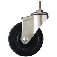 ハンマーキャスター ハンマー SUS ねじ込み W3/8 ゴム車75mm 320A-20R75 1個 336-3621（直送品）