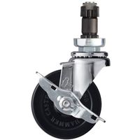 ハンマーキャスター ハンマー パイプ差込SP付ゴム車 4151EN-R85 1個 336-5145（直送品）