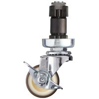 ハンマーキャスター ハンマー パイプ差込SP付ウレタン車 4151EN-UR40 1個 336-3656（直送品）