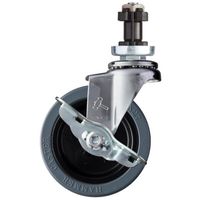 ハンマーキャスター ハンマー パイプ差込 SP付 ゴム車100mm 4152EN-RN100 1個 336-5151（直送品）