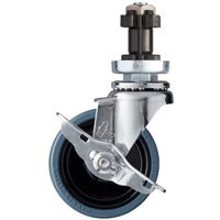 ハンマーキャスター ハンマー パイプ差込 SP付 ゴム車85mm 4152EN-RN85 1個 336-6763（直送品）