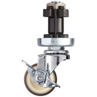 ハンマーキャスター ハンマー パイプ差込SP付ウレタン車 4152EN-UR40 1個 337-1521（直送品）