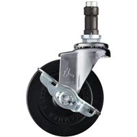 ハンマーキャスター ハンマー パイプ差込SP付ゴム車 4153EN-R100 1個 337-1570（直送品）