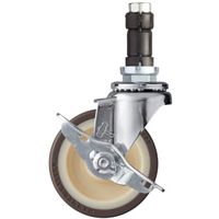 ハンマーキャスター ハンマー パイプ差込SP付ウレタンB車 4153EN-UB85 1個 336-6833（直送品）