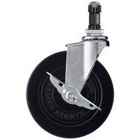 ハンマーキャスター ハンマー パイプ差込SP付ゴム車 4154EN-R150 1個 337-1571（直送品）