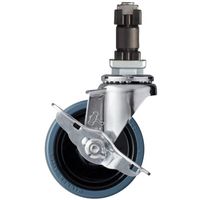 ハンマーキャスター ハンマー パイプ差込 SP付 ゴム車85mm 4154EN-RN85 1個 337-4679（直送品）