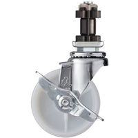 ハンマーキャスター ハンマー パイプ差込SP付ナイロン車 4155EN-N85 1個 337-1535（直送品）