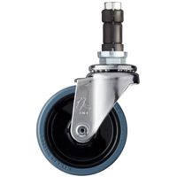 ハンマーキャスター ハンマー パイプ差込 ゴム車85mm 4203EN-RN85 1個 336-2008（直送品）