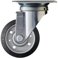 ハンマーキャスター ハンマー 400Sシリーズ 自在 特殊ゴム車輪 100mm 400S-XRZ100 1個 376-8607（直送品）