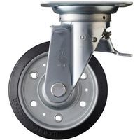 ハンマーキャスター ハンマー スイッチキャスター 400Sシリーズ 自在 特殊ゴム車輪 150mm 400F0S-XRZ150 1個（直送品）