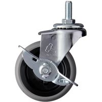 ハンマーキャスター ハンマー Aシリーズ ねじ込み 自在SP付 W3/8 エラストマー車 65mm 415A-20L65 1個（直送品）