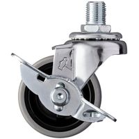 ハンマーキャスター ハンマー Aシリーズ ねじ込み 自在SP付 M12 エラストマー車 50mm 415A-30L50 1個（直送品）