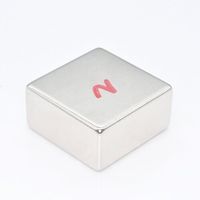 マグナ MAGNA ネオジム磁石 角型 25.4×25.4×12.7 1-4025.425.412.7 1個 449-5572（直送品）