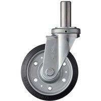 ハンマーキャスター ハンマー SKシリーズ 差込み 自在 特殊ゴム車輪 150mm 420SK-XRZ150 1個 376-6999（直送品）