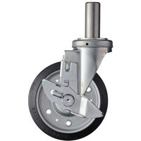 ハンマーキャスター ハンマー SKシリーズ 差込み 自在SP付 特殊ゴム車輪 150mm 413SK-XRZ150 1個 376-8559（直送品）