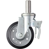 ハンマーキャスター ハンマー 615SKシリーズ 差込み 自在SP付 特殊ゴム車輪 150mm 615SK-XRZ150 1個（直送品）