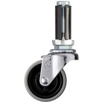 ハンマーキャスター ハンマー EUシリーズ パイプ差込み 自在 エラストマー車 50mm 4202EU-L50 1個 377-0135（直送品）