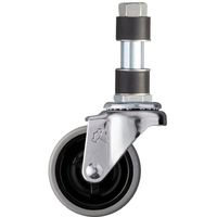 ハンマーキャスター ハンマー EXシリーズ パイプ差込み 自在 エラストマー車 50mm 4203EX-L50 1個 376-5438（直送品）