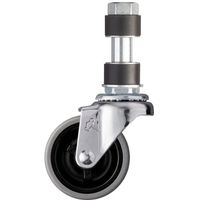 ハンマーキャスター ハンマー EXシリーズ パイプ差込み 自在 エラストマー車 50mm 4206EX-L50 1個 376-5435（直送品）