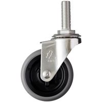 ハンマー オールステンレス EAシリーズ ねじ込み 自在 M12×P1.75 エラストマー車 65mm 320EA-L65 1個（直送品）