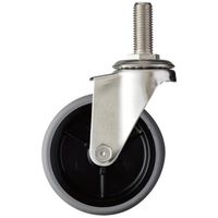 ハンマーキャスター ハンマー オールステンレス EAシリーズ ねじ込み 自在 M16 エラストマー車 85mm 320EA-L100 1個（直送品）