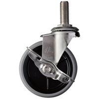 ハンマー オールステンレス EAシリーズ ねじ込み 自在SP付 M16 エラストマー車 85mm 315EA-L100 1個（直送品）