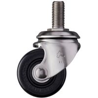 ハンマー オールステンレス 低床式重荷重用 SAシリーズ ねじ込み 自在 M20 ナイロンB車 75mm 540SSA-NRB75 1個（直送品）