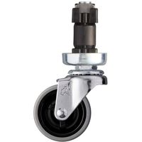 ハンマーキャスター ハンマー ENシリーズ パイプ差込み 自在 エラストマー車 50mm 4201EN-L50 1個 376-8639（直送品）