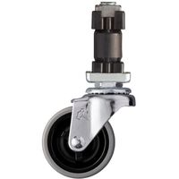 ハンマーキャスター ハンマー ENシリーズ パイプ差込み 自在 エラストマー車 50mm 4204EN-L50 1個 376-5485（直送品）