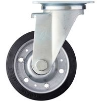 ハンマーキャスター ハンマー 特殊鋼板製 YSシリーズ 自在 特殊ゴム車輪 125mm 420YS-XRZ125 1個 376-3733（直送品）