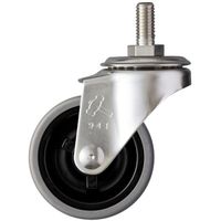 ハンマーキャスター ハンマー オールステンレス Aシリーズ ねじ込み 自在 W3/8 エラストマー車 50mm 320A-20L50 1個（直送品）