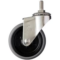 ハンマーキャスター ハンマー オールステンレス Aシリーズ ねじ込み 自在 W3/8 エラストマー車 75mm 320A-20L75 1個（直送品）