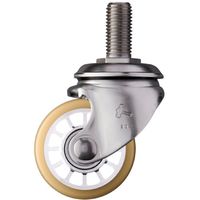 ハンマー オールステンレス 低床式重荷重用 SAシリーズ ねじ込み 自在 M20 ウレタンB車 75mm 540SSA-BAU75 1個（直送品）