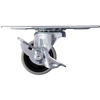 ハンマーキャスター ハンマー オールステンレス コーナーG型 自在SP付 エラストマー車 50mm 215G-L50 1個 376-3779（直送品）