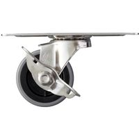 ハンマーキャスター ハンマー オールステンレス コーナーS型 自在SP付 エラストマー車 75mm 213S0S-L75 1個（直送品）