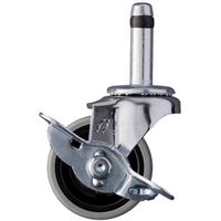 ハンマーキャスター ハンマー Kシリーズ 差込み 自在SP付 エラストマー車 50mm 415K-L50 1個 376-8599（直送品）