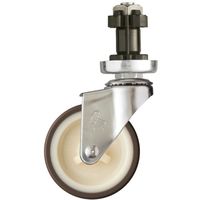 ハンマーキャスター ハンマー SUS パイプ外径38mm用差込 ウレタン車 75mm 320-2EN-UR75 1個 472-2720（直送品）