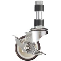 ハンマーキャスター ハンマー SUS パイプ差込 SP付 ウレタン車 50mm 315-3EX-UR50 1個 472-2704（直送品）