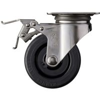 ハンマーキャスター ハンマー トータルロック SUS 自在 SP付 ゴム車 100mm 315S-RU100 TL 1個 472-4203（直送品）
