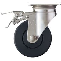 ハンマーキャスター ハンマー トータルロック SUS 自在 SP付 MCナイロン車 125mm 315S-MCB125 TL 1個（直送品）