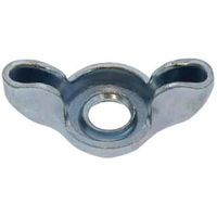 SUNCO 三価ホワイト プレス蝶ナット(低形 D=25 1/4(D=25 (350本入) N0-00-0142-8020-0000-03（直送品）