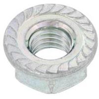 SUNCO 三価ホワイト フランジナット(S付き 径大 M8(13X17 (400本入) N0-00-0370-0080-0000-03（直送品）