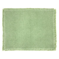 林 ワッフルバスマット　グリーン（緑） 1枚