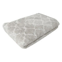 林 バスタオル　マイクロファイバー　モロッカン　グレー（灰） 1枚