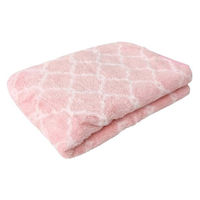 林 バスタオル　マイクロファイバー　モロッカン　ピンク（桃） 1枚