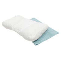 MORIPiLO そばがら 枕 日本製 硬め (寝返りしやすい そば殻 まくら 高め) 横向き寝 対応 洗える 枕カバー付き 綿 約38x57x9~10cm