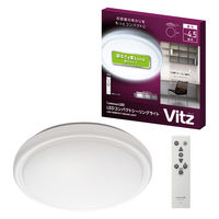 ドウシシャ LEDコンパクトシーリングラ イト Vits 調光 4.5畳 V25R-A45DX 1台