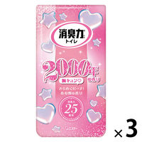 (数量限定)トイレの消臭力 トイレ用 2000年の香り 400ml 1セット（1個×3） 消臭剤 芳香剤 エステー